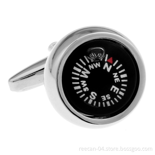 Free Delivery Compass Antique Cufflink